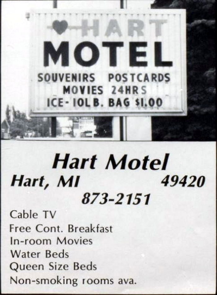 Hart Motel - 1986 High School Yearbook Ad